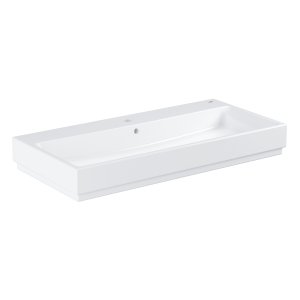 Раковина накладная GROHE Cube Ceramic 100 см, альпин-белый (3947500H)