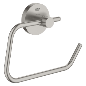 Держатель для туалетной бумаги GROHE Essentials без крышки, суперсталь (40689DC1)
