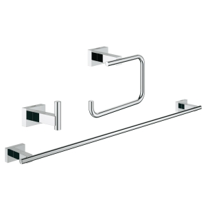 Набор аксессуаров GROHE Essentials Cube (3 предмета), хром (40777001)