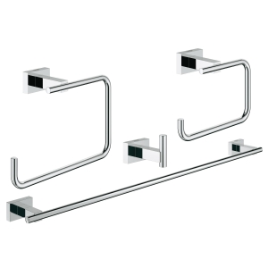 Набор аксессуаров GROHE Essentials Cube (4 предмета), хром (40778001)