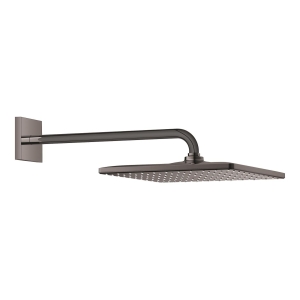Верхний душ GROHE Rainshower Mono 310 Cube, 9,5 л/мин, 1 режим, 422 мм, темный графит глянцевый (26564A00)