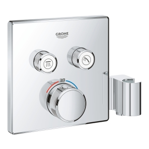 Внешняя часть термостата для ванны и душа GROHE Grohtherm SmartControl на 2 потребителя, хром (29125000)