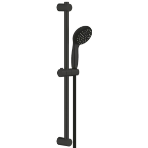Душевой гарнитур GROHE Vitalio Start 100, 2 режима струи, душевая штанга 600 мм, 5,7 л/мин, чёрный (279482430)