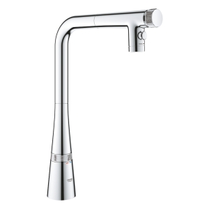 Смеситель для кухни GROHE Zedra SmartControl с вытяжным изливом 2jet, хром (31886000)