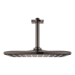 Верхний душ GROHE Rainshower Mono 310 Cube, 9,5 л/мин, 1 режим, 142 мм, темный графит глянцевый (26566A00)