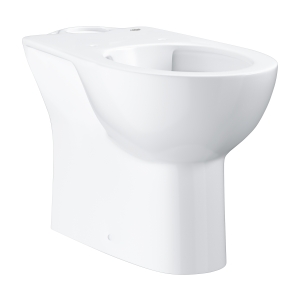 Унитаз напольный безободковый GROHE Bau Ceramic, вертикальный выпуск (без бачка и сиденья), альпин-белый (39429000)