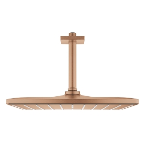 Верхний душ GROHE Rainshower Mono 310 Cube, 9,5 л/мин, 1 режим, 142 мм, теплый закат матовый (26566DL0)