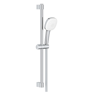 Душевой гарнитур GROHE Tempesta Cube 110, 2 режима струи, душевая штанга 600 мм, 7,4 л/мин, хром (26748003)