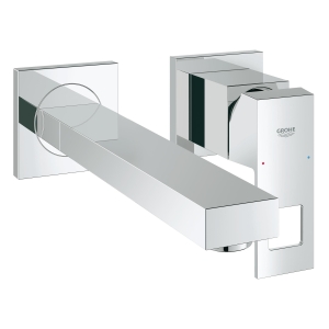 Внешняя часть смесителя для раковины GROHE Eurocube на 2 отверстия, M-Size, хром (23447000)