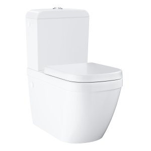 Унитаз напольный готовый комплект GROHE Euro Ceramic, альпин-белый (39462000)