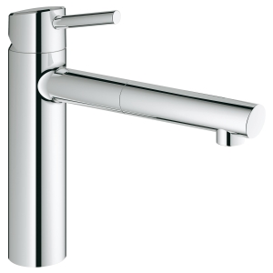 Смеситель для кухни GROHE Concetto с вытяжным изливом, хром (31129001)