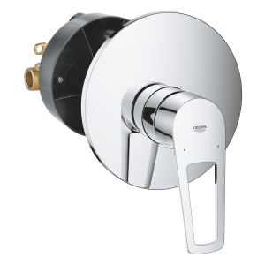 Смеситель для душа GROHE BauLoop в комплекте с монтажной частью, хром (29080001)