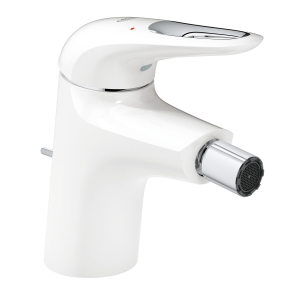 Смеситель для биде GROHE Eurostyle с донным клапаном, S-size, белая луна (33565LS3)