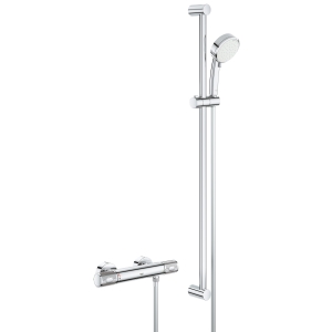 Термостат для душа GROHE Grohtherm 1000 Performance с душевым гарнитуром, хром (34835000)