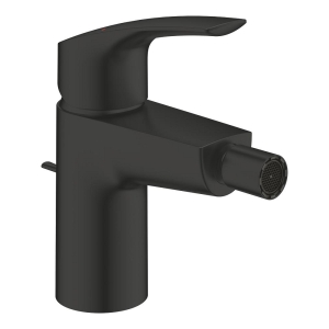Смеситель для биде GROHE Eurosmart с донным клапаном, S-size, черный матовый (329292433)