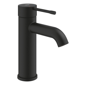 Смеситель для раковины GROHE Essence без донного клапана, S-size, фантомный черный (24172KF1)
