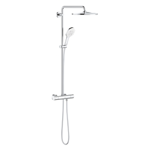 Душевая система GROHE Rainshower SmartActive 310 с термостатом для душа, белая луна (26647LS0)
