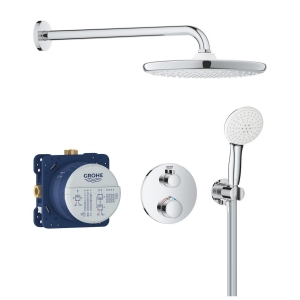 Душевая система GROHE Grontherm с термостатом для душа, хром (34872000)