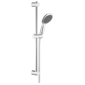 Душевой гарнитур GROHE Vitalio Rain 115, 2 режима струи, душевая штанга 600 мм, 9,5 л/мин, хром (26109000)