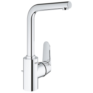 Смеситель для раковины GROHE Eurodisc Cosmopolitan с донным клапаном, L-size, хром (23054003)