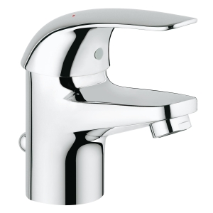 Смеситель для раковины GROHE Euroeco с донным клапаном, S-size, хром (23262000)
