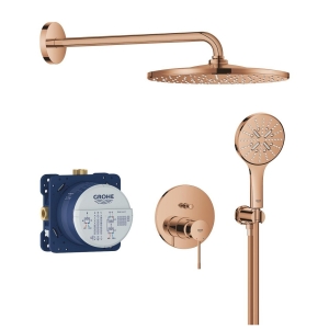Душевая система GROHE Essence со смесителем для ванны, теплый закат глянец (25287DA0)