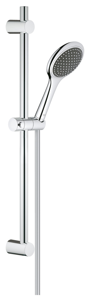 Душевой гарнитур GROHE Vitalio Art 100, 1 режим струи, душевая штанга 600 мм, 9,5 л/мин, хром (27729000)