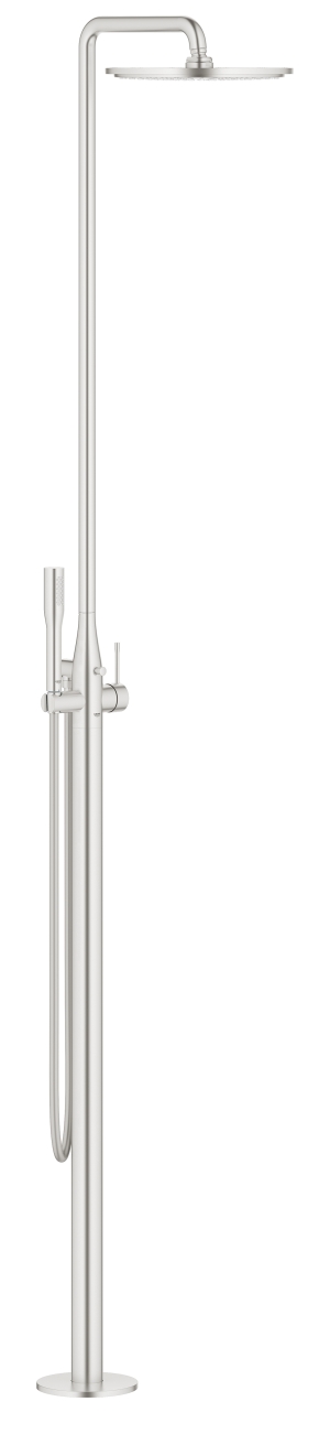Душевая система GROHE Essence New со смесителем для душа, суперсталь (23741DC1)