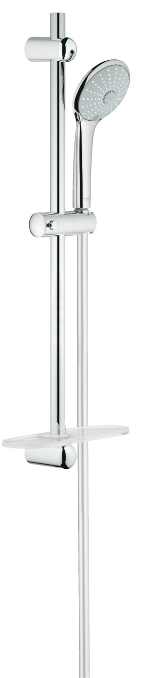 Душевой гарнитур GROHE Euphoria 110 Massage с мыльницей, 3 режима струи, душевая штанга 600 мм, 9,5 л/мин, хром (27243001)