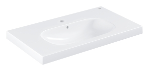 Раковина GROHE Euro Ceramic, накладная на столешницу 80 см,альпин-белый (3958400H)