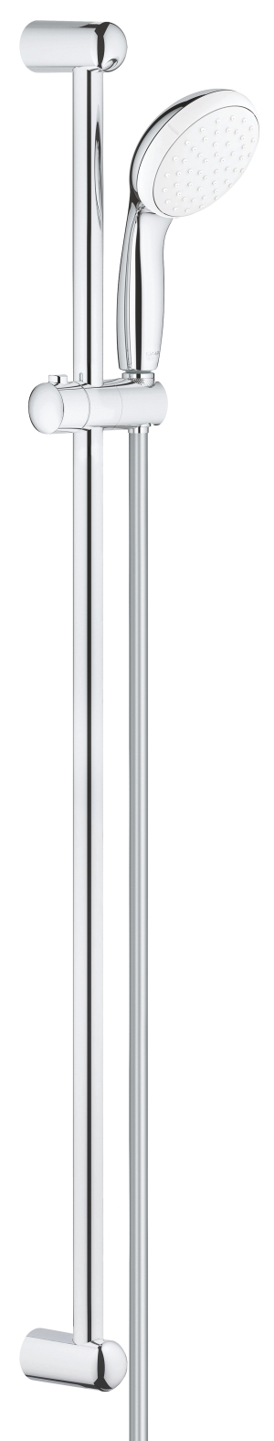 Душевой гарнитур GROHE New Tempesta 100, ручной душ, душевая штанга 900 мм и шланг, хром (27925001)