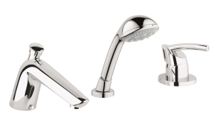 Смеситель для ванны GROHE Tenso однорычажный на 3 отверстия , хром (19153000)