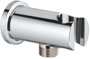 Подключение для душевого шланга с держателем ручного душа GROHE Rainshower, кругл. розетка (26658000)