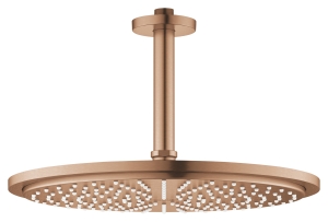 Верхний душ GROHE Rainshower с потолочным кронштейном, теплый закат матовый (26067DL0)