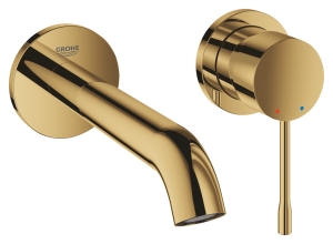 Внешняя часть смесителя для раковины GROHE Essence скрытого монтажа, на 2 отверстия, M-Size, холодный рассвет глянец (29192GL1)