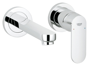 Внешняя часть смесителя для раковины GROHE Eurosmart Cosmopolitan на 2 отверстия, S-Size, хром (19381000)