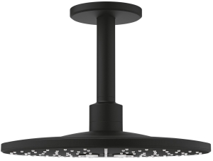 Комплект из верхнего душа и кронштейна GROHE Rainshower 310 SmartActive, фантомный черный (22124KF0)