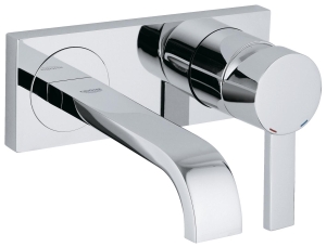Внешняя часть смесителя для раковины GROHE Allure на 2 отверстия, вынос 172 мм, хром (19309000)