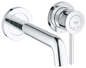 Смеситель для раковины GROHE BauClassic в комплекте с монтажной частью, хром (20292000)
