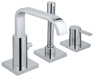 Внешняя часть смесителя для ванны GROHE Allure на 3 отверстия, на край ванны, хром (19316000)
