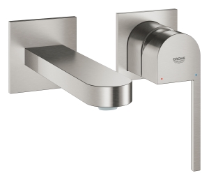 Внешняя часть смесителя для раковины GROHE Plus на 2 отверстия, M-Size, суперсталь (29303DC3)