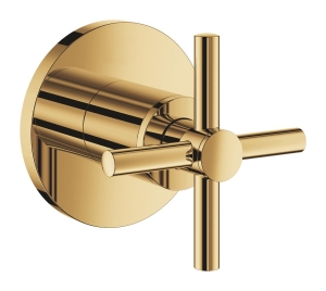 Внешняя часть вентиля GROHE Atrio, крестообразная ручка, холодный рассвет глянец (19069GL3)