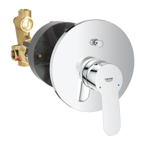 Смеситель для ванны GROHE BauEdge в комплекте с монтажной часть, хром (29079000)