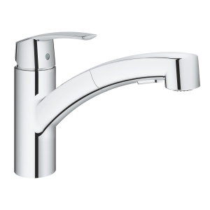 Смеситель для кухни GROHE Start QuickFix с вытяжным душем, хром (30307000)