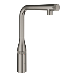 Смеситель для кухни GROHE Essence SmartControl с вытяжным изливом, темный графит матовый (31615AL0)