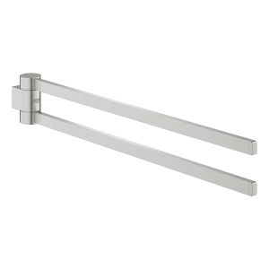 Держатель для полотенца GROHE Selection, двойной, поворотный, суперсталь (41063DC0)