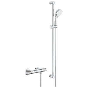 Термостат для душа GROHE Grohtherm 1000 Performance с душевым гарнитуром, хром (34784000)