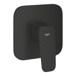 Внешняя часть смесителя для ванны GROHE Cubeo, матовый черный (1017772430)