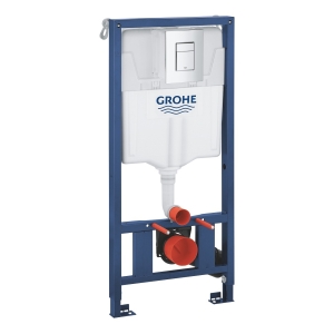 Система инсталляции для подвесного унитаза GROHE Rapid SL 4 в 1, хром (39859000)