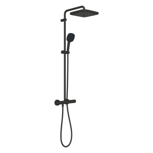 Душевая система GROHE Tempesta System 250 Cube с термостатом для душа, черный (266892431)